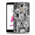 Дизайнерский пластиковый чехол для LG G4 Stylus Ahegao Ахегао Аниме