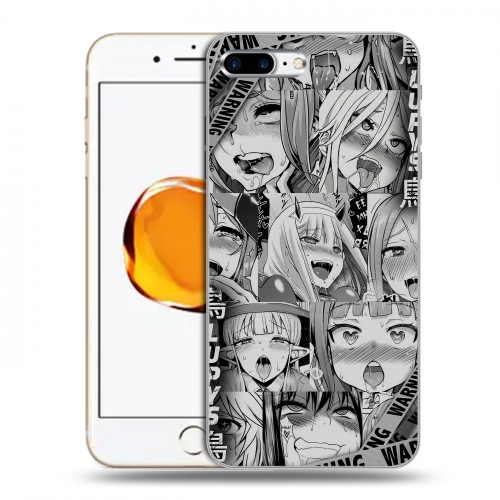 Дизайнерский пластиковый чехол для Iphone 7 Plus / 8 Plus Ahegao Ахегао Аниме