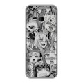 Дизайнерский силиконовый чехол для Nokia 230 Ahegao Ахегао Аниме