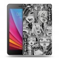 Дизайнерский силиконовый чехол для Huawei MediaPad T2 7.0 Pro Ahegao Ахегао Аниме