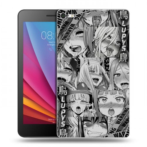 Дизайнерский силиконовый чехол для Huawei MediaPad T2 7.0 Pro Ahegao Ахегао Аниме
