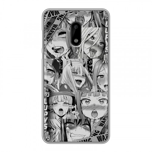 Дизайнерский пластиковый чехол для Nokia 6 Ahegao Ахегао Аниме