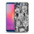 Дизайнерский пластиковый чехол для Huawei Honor View 10 Ahegao Ахегао Аниме
