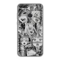Дизайнерский силиконовый чехол для Huawei P Smart Ahegao Ахегао Аниме