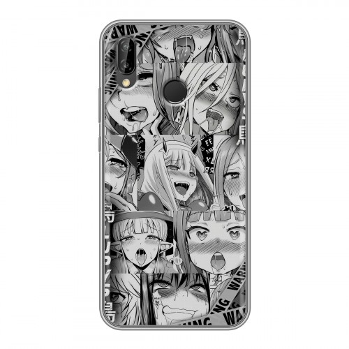 Дизайнерский силиконовый чехол для Huawei P20 Lite Ahegao Ахегао Аниме