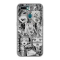 Дизайнерский силиконовый чехол для OPPO AX7 Ahegao Ахегао Аниме