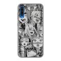Дизайнерский силиконовый чехол для Samsung Galaxy A50 Ahegao Ахегао Аниме