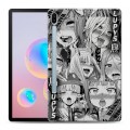 Дизайнерский силиконовый чехол для Samsung Galaxy Tab S6 Ahegao Ахегао Аниме