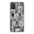 Дизайнерский силиконовый чехол для Samsung Galaxy A71 Ahegao Ахегао Аниме