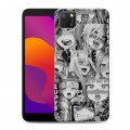 Дизайнерский силиконовый чехол для Huawei Honor 9S Ahegao Ахегао Аниме