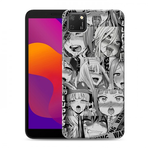 Дизайнерский силиконовый чехол для Huawei Honor 9S Ahegao Ахегао Аниме