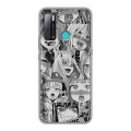 Дизайнерский силиконовый с усиленными углами чехол для Tecno Pouvoir 4 Ahegao Ахегао Аниме