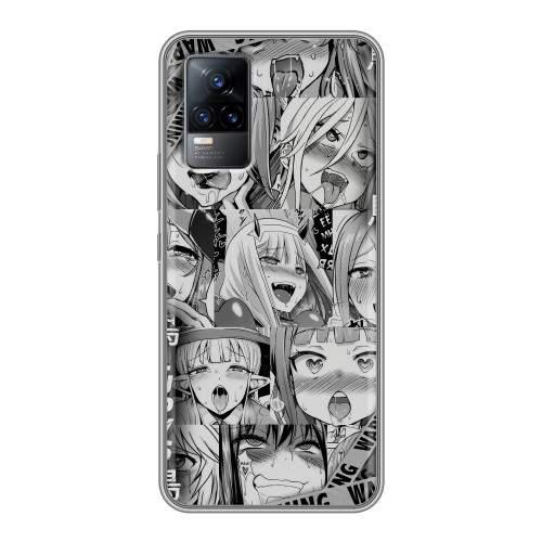 Дизайнерский силиконовый чехол для Vivo V21e Ahegao Ахегао Аниме
