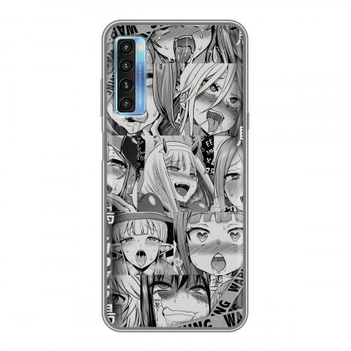 Дизайнерский силиконовый чехол для TCL 20L Ahegao Ахегао Аниме