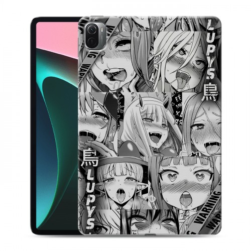 Дизайнерский силиконовый чехол для Xiaomi Pad 5 Ahegao Ахегао Аниме