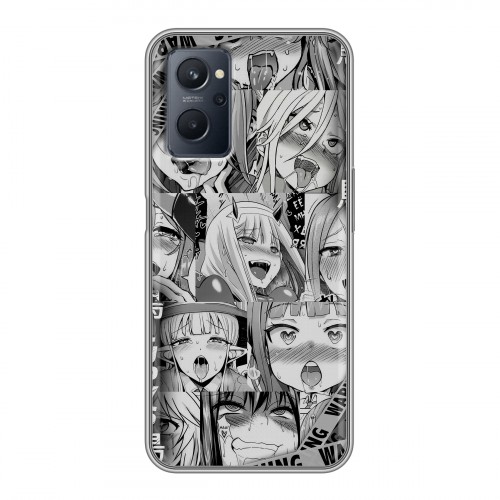 Дизайнерский силиконовый чехол для Realme 9i Ahegao Ахегао Аниме