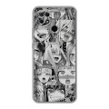 Дизайнерский силиконовый чехол для Xiaomi Redmi 10C Ahegao Ахегао Аниме