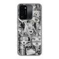 Дизайнерский силиконовый с усиленными углами чехол для Tecno Spark Go 2022 Ahegao Ахегао Аниме