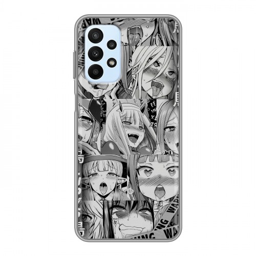 Дизайнерский силиконовый чехол для Samsung Galaxy A23 Ahegao Ахегао Аниме