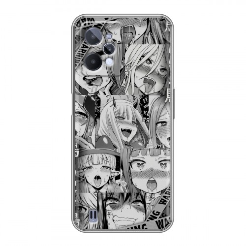 Дизайнерский силиконовый чехол для Realme C31 Ahegao Ахегао Аниме