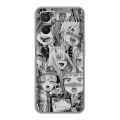 Дизайнерский силиконовый с усиленными углами чехол для OPPO A96 Ahegao Ахегао Аниме