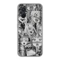 Дизайнерский силиконовый чехол для Xiaomi Poco M5 Ahegao Ахегао Аниме