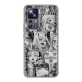 Дизайнерский силиконовый чехол для Xiaomi 12T Ahegao Ахегао Аниме