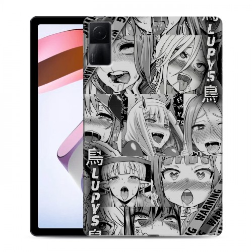 Дизайнерский силиконовый чехол для Xiaomi RedMi Pad Ahegao Ахегао Аниме