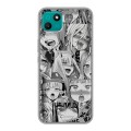 Дизайнерский силиконовый чехол для Wiko T10 Ahegao Ахегао Аниме