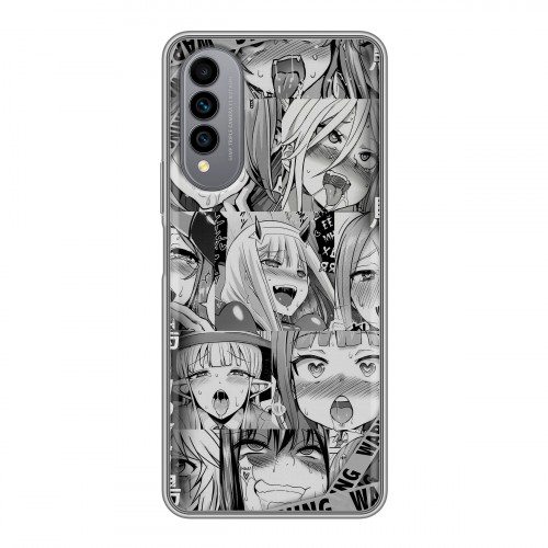 Дизайнерский силиконовый чехол для Wiko T50 Ahegao Ахегао Аниме