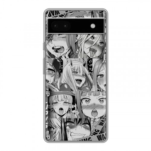 Дизайнерский силиконовый чехол для Google Pixel 6a Ahegao Ахегао Аниме
