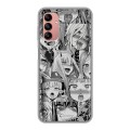 Дизайнерский силиконовый чехол для Samsung Galaxy A04s Ahegao Ахегао Аниме