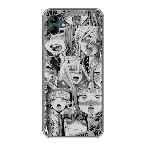 Дизайнерский силиконовый чехол для Samsung Galaxy A04 Ahegao Ахегао Аниме