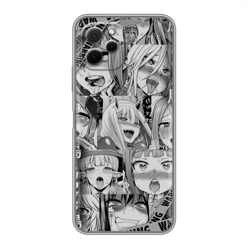 Дизайнерский силиконовый с усиленными углами чехол для Huawei Nova Y61 Ahegao Ахегао Аниме