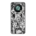 Дизайнерский силиконовый чехол для Huawei Nova Y90 Ahegao Ахегао Аниме