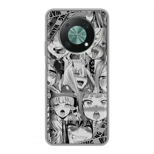 Дизайнерский силиконовый чехол для Huawei Nova Y90 Ahegao Ахегао Аниме