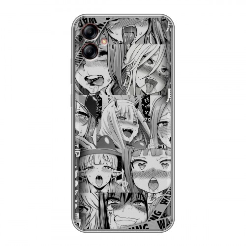 Дизайнерский силиконовый чехол для Samsung Galaxy A04e Ahegao Ахегао Аниме