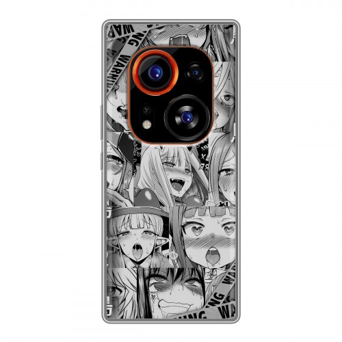 Дизайнерский силиконовый чехол для Tecno Phantom X2 Pro Ahegao Ахегао Аниме