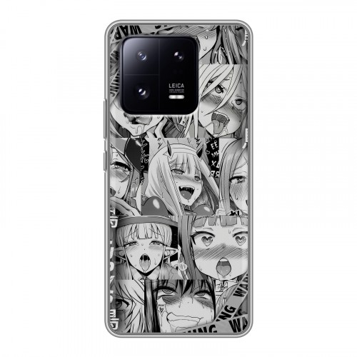 Дизайнерский силиконовый чехол для Xiaomi 13 Pro Ahegao Ахегао Аниме