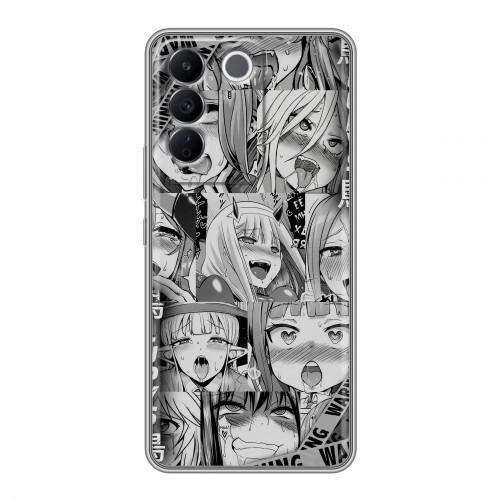 Дизайнерский силиконовый чехол для Vivo V27e Ahegao Ахегао Аниме