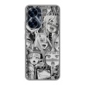 Дизайнерский силиконовый чехол для Realme C55 Ahegao Ахегао Аниме