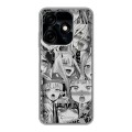 Дизайнерский силиконовый чехол для Tecno Spark 10C Ahegao Ахегао Аниме