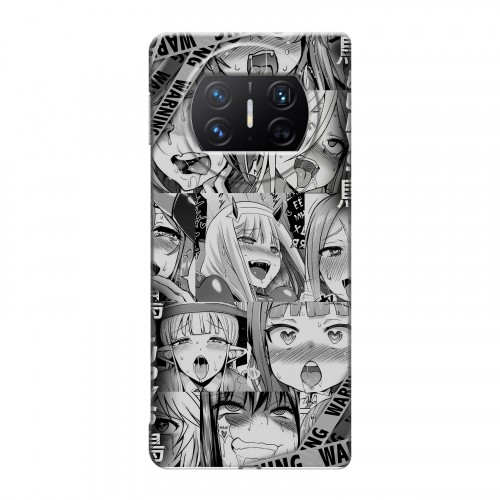 Дизайнерский пластиковый чехол для Huawei Mate X3 Ahegao Ахегао Аниме
