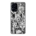 Дизайнерский силиконовый чехол для XIaomi Poco F5 Ahegao Ахегао Аниме