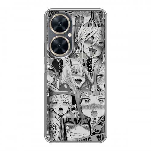 Дизайнерский силиконовый с усиленными углами чехол для Huawei Nova 11i Ahegao Ахегао Аниме