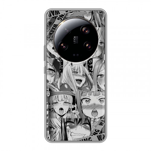 Дизайнерский силиконовый чехол для Xiaomi 13 Ultra Ahegao Ахегао Аниме