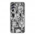 Дизайнерский силиконовый чехол для Samsung Galaxy M54 Ahegao Ахегао Аниме