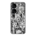Дизайнерский силиконовый чехол для ASUS ZenFone 9 Ahegao Ахегао Аниме
