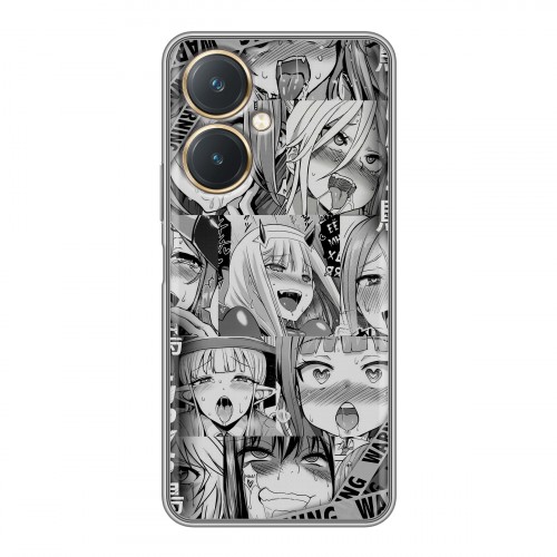 Дизайнерский силиконовый чехол для Vivo Y27 4G Ahegao Ахегао Аниме