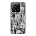 Дизайнерский силиконовый чехол для Xiaomi 13T Ahegao Ахегао Аниме